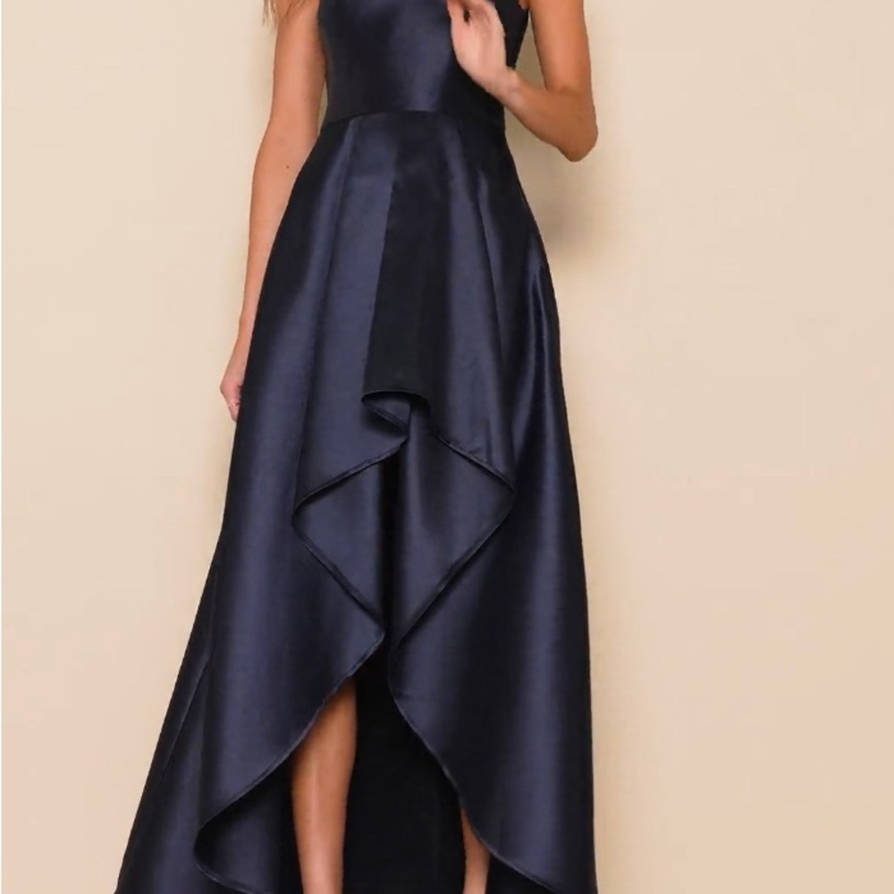 Lulu's Midnight Blue High-Low Dress - Picture 6 of 8